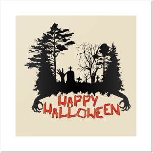 Happy Halloween Posters and Art